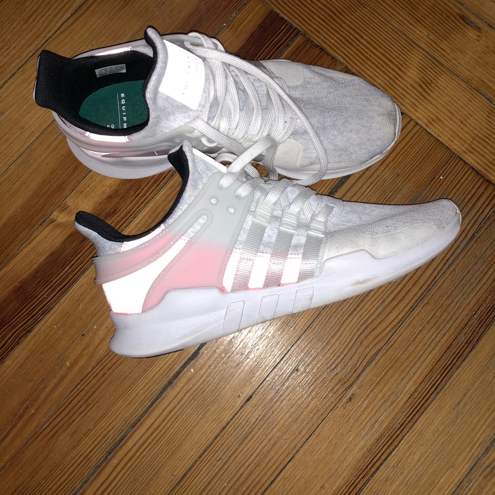 Adidas eqt white reflective